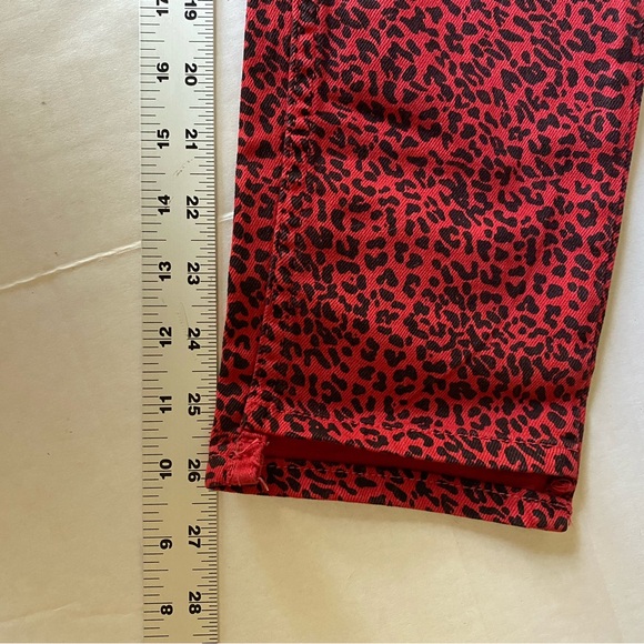 Zara Mid-Rise Skinny Jeans Red Size 8 New - Picture 16 of 16